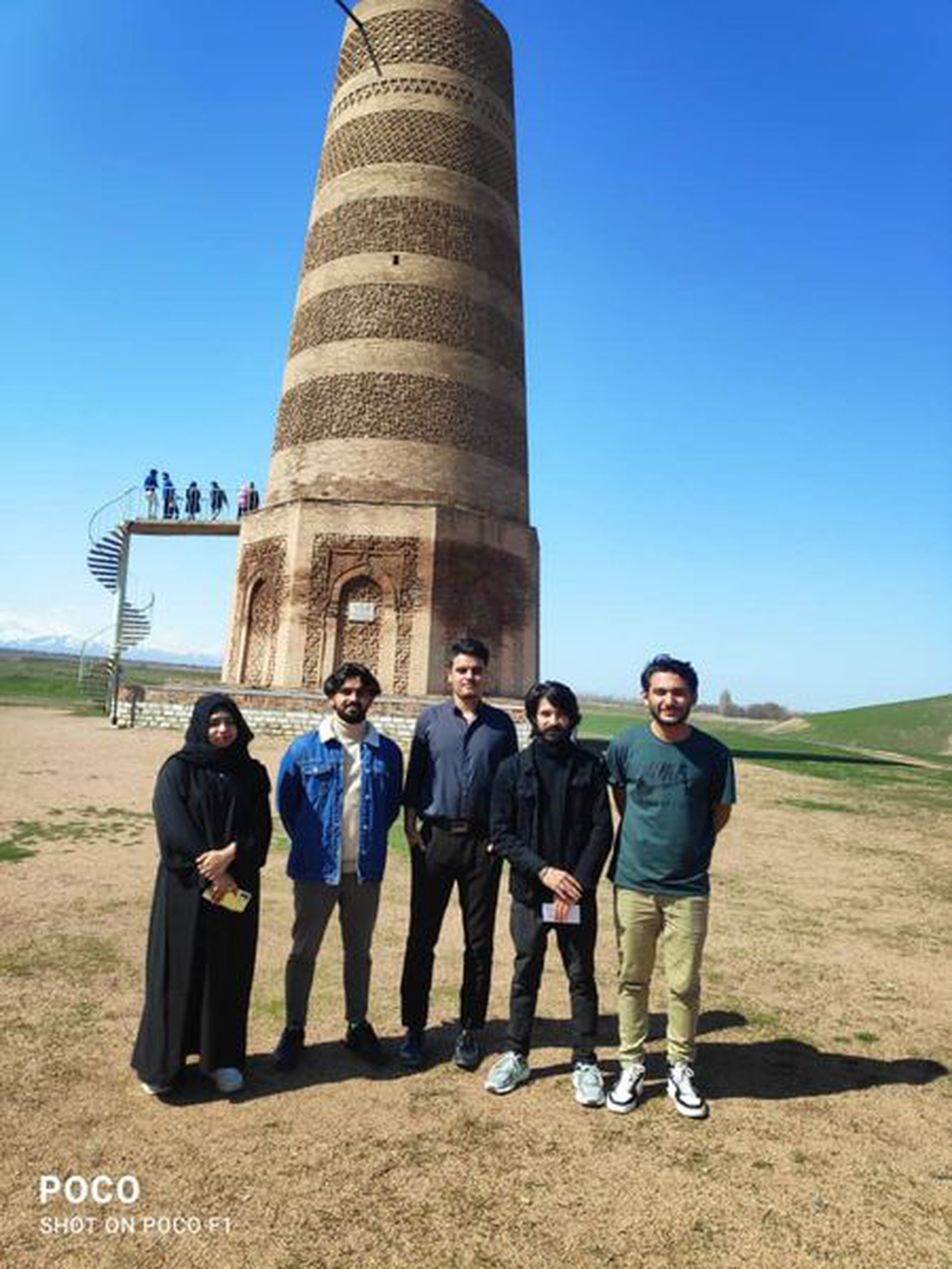 Наши студенты-медики посетили культурно-историческое наследие Кыргызстана - башню Бурана