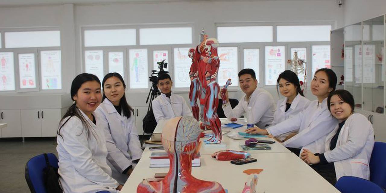 Students of the 1st year of the AUSM undergo educational practice