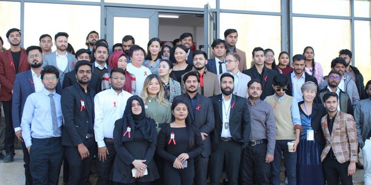 On December 2, a conference dedicated to the World AIDS Day "AIDS: Protect yourself" was held at Adam University